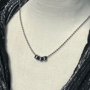 333 Ball Chain Necklace